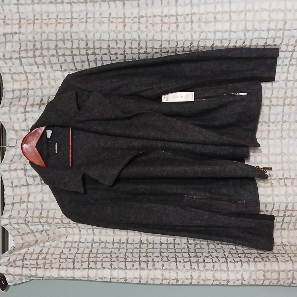 Chico's Grey Wool Coat